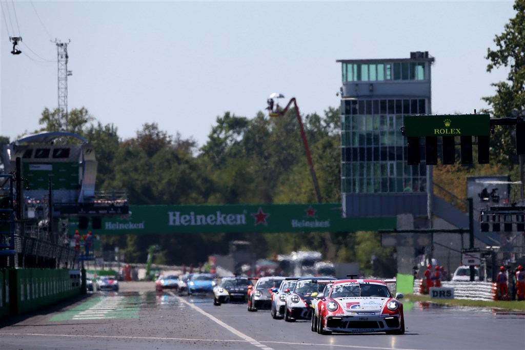 Mikkel O. Pedersen var godt kørende på Monza og holdt blandt andet den aktuelle etter i mesterskabet Michael Ammermüller bag sig.
(Foto: Porsche Media)